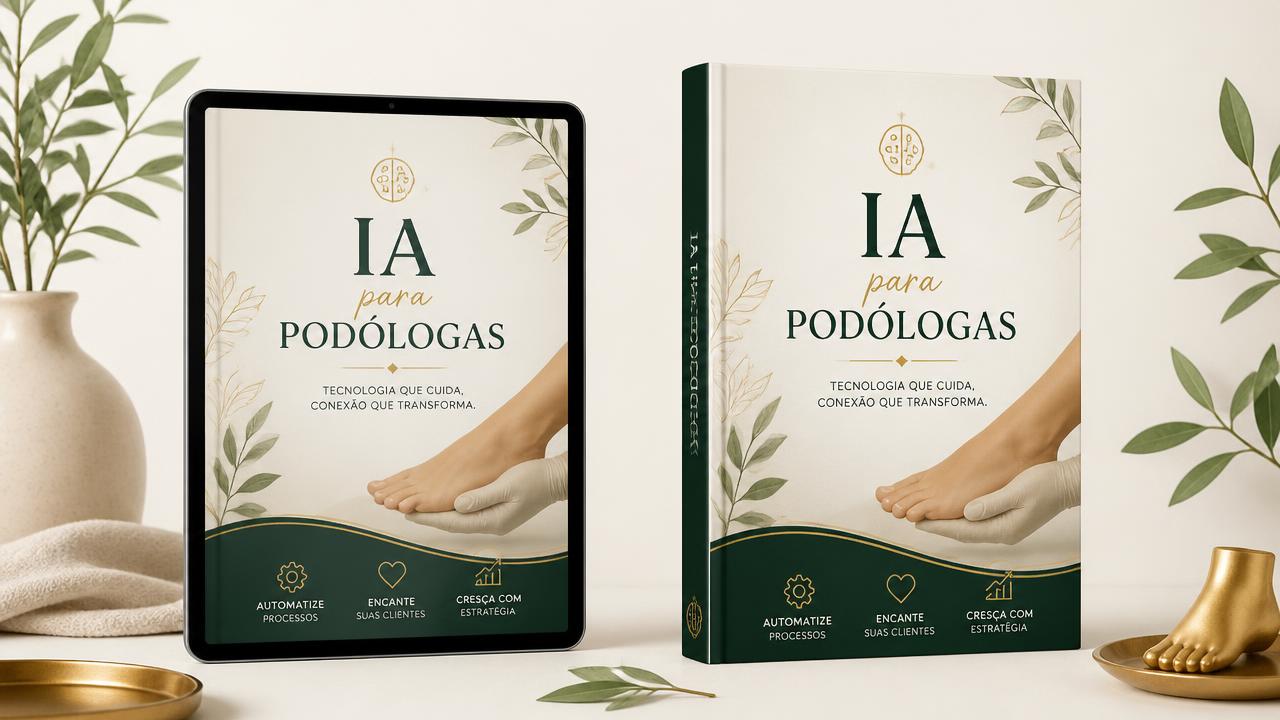 Ebook IA para Podólogas – inteligência artificial aplicada à rotina da podologia